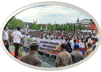 Belum Ada Hasil Yang Memuaskan, Ribuan Tenaga Honorer Kembali Demo Damai