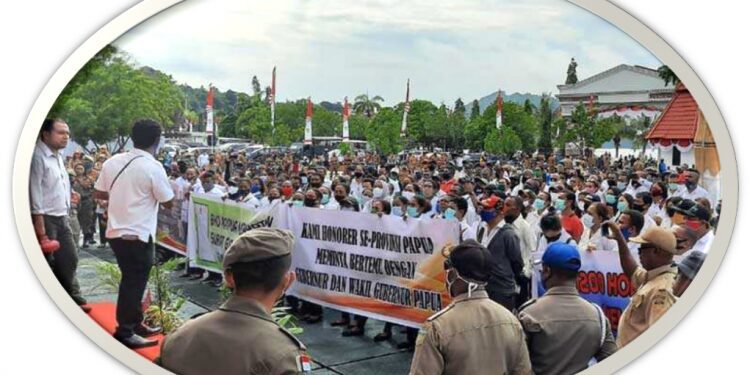 Belum Ada Hasil Yang Memuaskan, Ribuan Tenaga Honorer Kembali Demo Damai