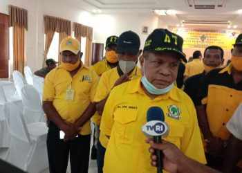 Pimpin Partai Golkar, Bupati Supiori Terpilih “Warning” ASN