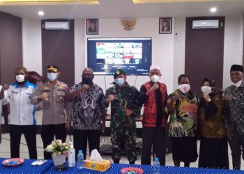 TNI/Polri, Pemkab dan Tokoh Komitmen Jaga Persatuan          Di Sorsel
