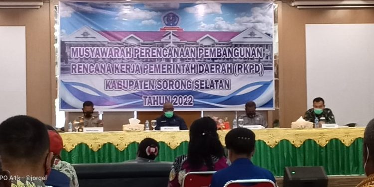 Pemkab Sorsel Bahas Program TA 2022 Melalui Musrembag RKPD