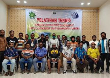 Lindungi Hak Masyarakat Adat Byak Mun Supiori, Jerat Papua Lakukan Pelatihan Pemetaan Partisipatif Wilayah Adat