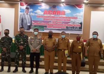 Plh Bupati  Serahkan DPA  APBD Sorsel 2021