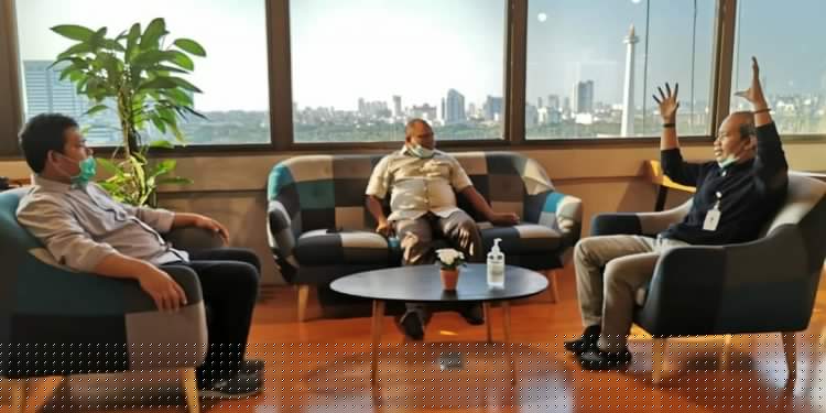 Bahas Pembangunan Videotron, Kadis Kominfo Pertemuan dengan CEO Antara Digital Media