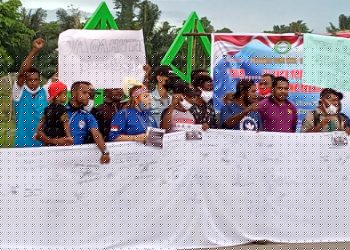 Bertepatan Hari Bumi, Pemuda Sorsel Galang Petisi Tolak Perkebunan Kelapa Sawit