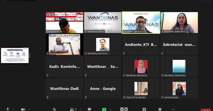 Bahas Pemanfaatan Platform Digital di PON XX, Wantiknas Gelar Pertemuan Virtual