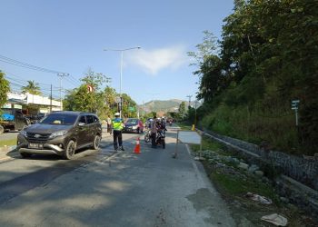 Cegah Aksi Demo, Polisi Perketat Razia Kendaraan di Sentani Timur