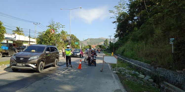 Cegah Aksi Demo, Polisi Perketat Razia Kendaraan di Sentani Timur