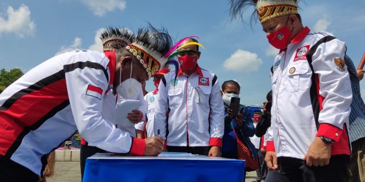 Forum SOPAN Kabupaten Jayapura Dilantik, Bupati Harap Menjadi Mitra Pemerintah