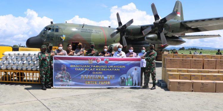 Pihak RSUD Youwari Apresiasi Bantuan Tabung Oksigen dan Alkes dari Panglima TNI