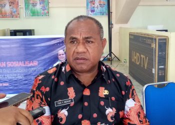 Koordinator Bidang SDM Sub PB PON Kab.Jayapura Ted Mokay : 4.800 Orang Telah Mendaftar Jadi Volunteer PON XX
