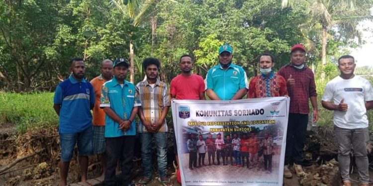 Lakukan Lounching, Ketua DPD KNPI Supiori Beri Apresiasi dan Dukung Komunitas Sornado