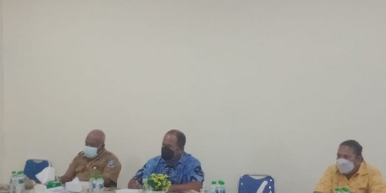 Sub PB PON XX Klaster Kabupaten Jayapura Gelar Rakor Bersama Forkompimda, Bahas Percepatan Vaksinasi Massal Covid-19 di Areal Venue PON XX di Klaster Kabupaten Jayapura