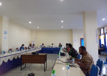Sukseskan PON XX, Danlanud Silas Papare Audiensi ke Sub PB Klaster Kabupaten Jayapura