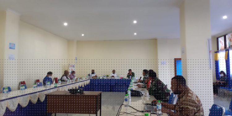 Sukseskan PON XX, Danlanud Silas Papare Audiensi ke Sub PB Klaster Kabupaten Jayapura