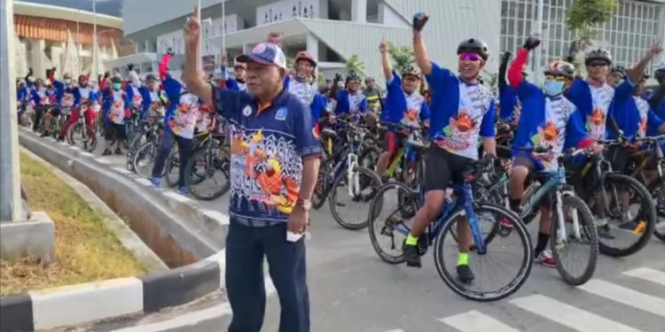 230 Pesepeda Jayapura Ikut Gowes Sosialisasi PON XX