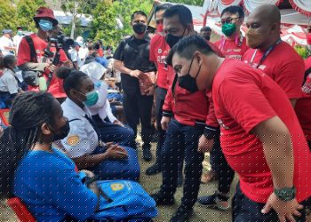 PBESI dan Komunitas ESPORTS Indonesia Gelar Vaksinasi  dan Bansos bagi Masyarakat Jayapura