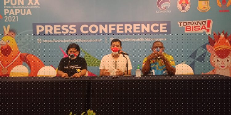 Para Awak Jurnalis Peliput PON dipersilahkan menggunakan Media Center PON XX Klaster Kabupaten Jayapura