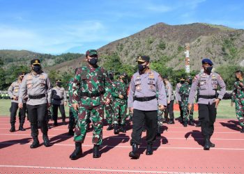 Panglima TNI dan Kapolri Pimpin Apel Kesiapan Akhir Pelaksanaan PON XX Papua