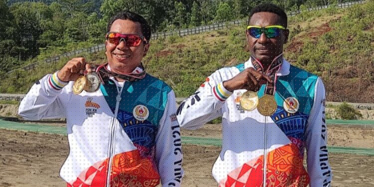 Atlet Menembak, Putra Papua Panen Tiga Medali Emas, Satu Perunggu