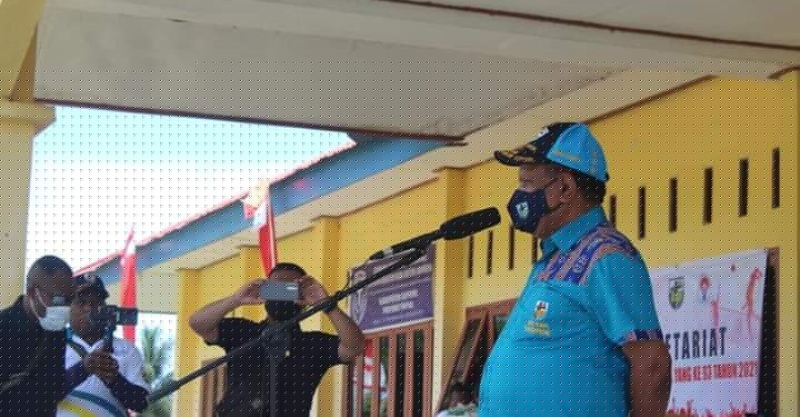 Jalan Santai dan Senam Sehat Awali Rangkaian Iven Menyongsong Rakerda I dan HSP, Bupati Imbab : Pemuda Pemudi Harapan Supiori Kedepan