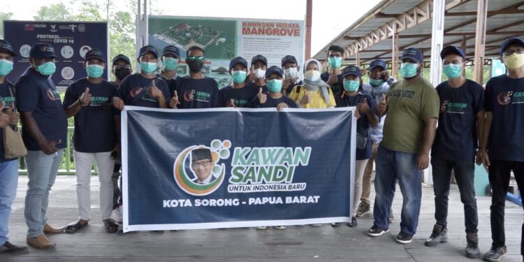 Tiba Disorong, SANDI Disambut Relawan Kawan Sandi (RKS) ; Ini Calon Presiden KITA .”