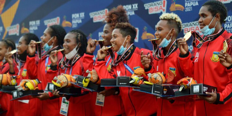 Tim Sepak Bola Putri Papua Sikat Jabar dengan Skor Tipis 1-0