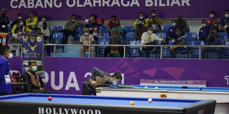 Kalsel Sumbang Emas Pertama Biliar di Pertandingan Terakhir