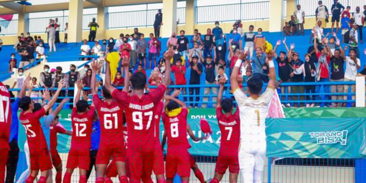 Penonton Final Sepak Bola Papua vs Aceh Bakal Dibatasi