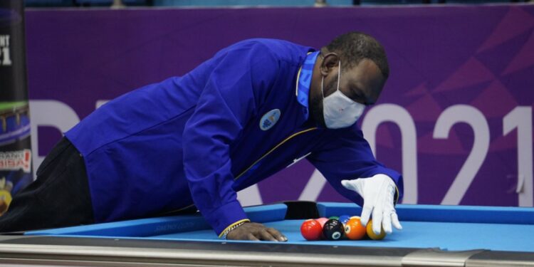 Putra Asli Papua Ini Selalu Pimpin Partai Final Biliar Sejak PON XVIII