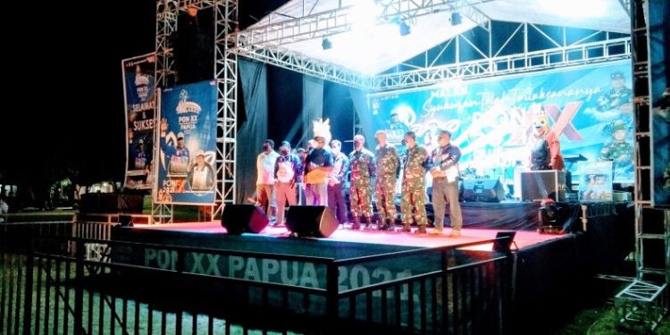 PON Papua Klaster Merauke Diakhiri dengan Malam Syukuran