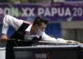 Kalahkan Kakak Kelas, Rudy Hasan Raih Emas di Kelas Three Cushion Single