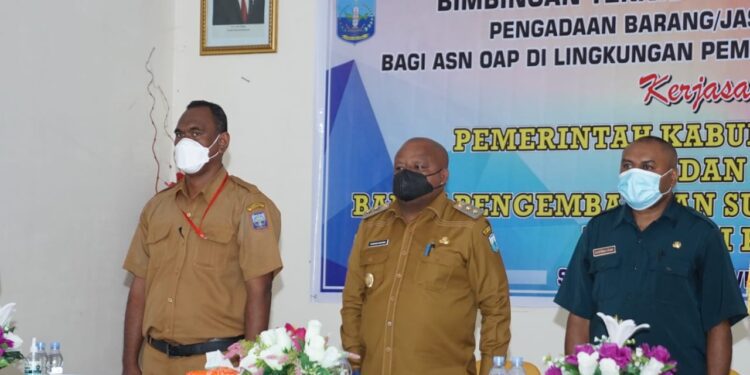50 ASN Di Lingkungan Pemkab Supiori dan Biak Numfor Ikut Bimtek dan Ujian Sertifikasi Pengadaan Barang/Jasa