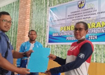 Panji Agung Mangkunegoro Mohon Doa Restu, Maju Ketua KNPI Papua