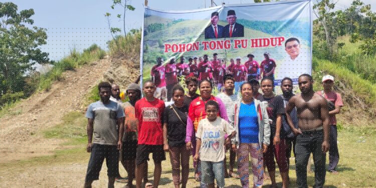 Cegah Tanah Longsor, GBN Papua dan Papua Barat Lakukan Penanaman 2.000 Jenis Pohon