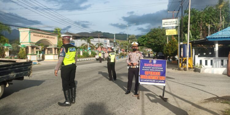 Hari Pertama Operasi Zebra Cartensz 2021, Polres Jayapura Tilang 18 Pengendara