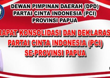 Papua Besok Deklarasi Partai Cinta Indonesia (PCI)
