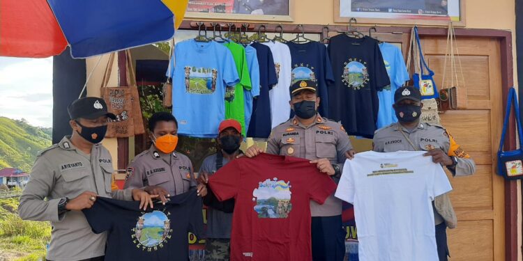 Terobosan Kreatif dan Inovasi  Kapolsek Sentani Barat , Ciptakan Lapangan Kerja bagi Warga Masyarakat Lokal