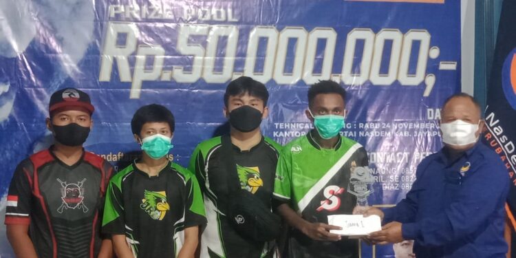 Turnamen PUBG Mobile NasDem Papua Ditutup, Ini Pemenangnya