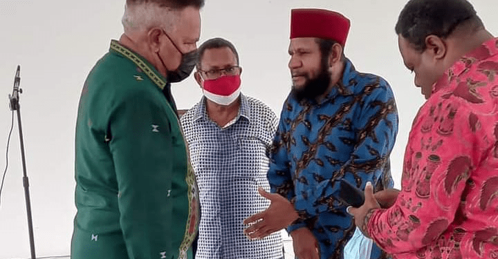 Hendrik Yance Udam  Laporkan Hasil Konsolidasi Ormas Gercin Indonesia Ke Mendagri Melalui Komjen Pol Paulus Waterpauw