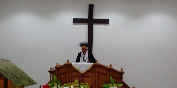 Pesan Natal bagi Pam GKI Klasis Sentani’ Anak – Anak Muda Harus Kuat Dan Memuji Nama Tuhan