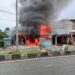 Polisi Tangani Kasus Kebakaran 4 Unit Ruko Di Jalan Sorendiweri Kabupaten Supiori