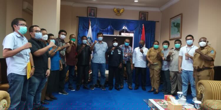 Bahas Retribusi Menara, Tim Telkomsel Temui Bupati Jayapura