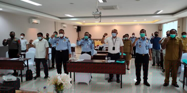 Kantor Imigrasi Kelas I TPI Jayapura Gelar Rapat Tim Pora