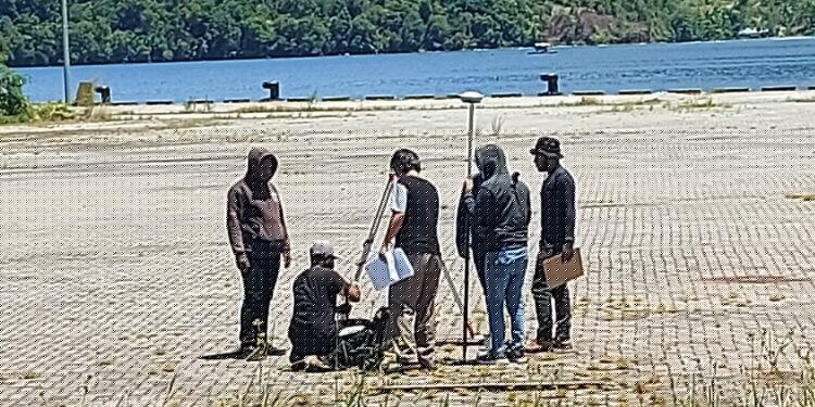Tanah Lokasi Pelabuhan Peti Kemas Depapre Diukur Ulang oleh BPN