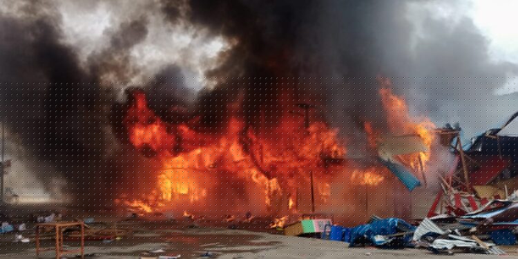 Satu Orang Bayi  Tewas dalam Musibah Kebakaran Puluhan Ruko di Karubaga Tolikara Papua