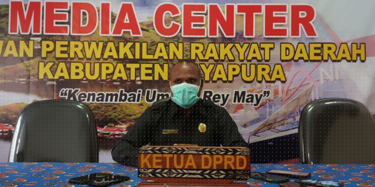 Ketua DPRD Kab Jayapura Tanggapi Keluhan Kontraktor OAP, Sekaligus Beri Klarifikasi