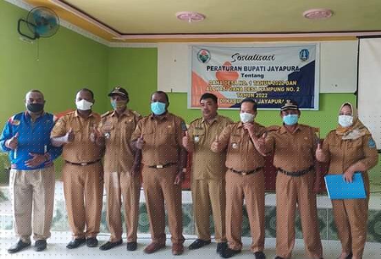 Pemkab Jayapura Gelar Sosialisasi Perbup Dana Desa dan ADK di Distrik Nimboran