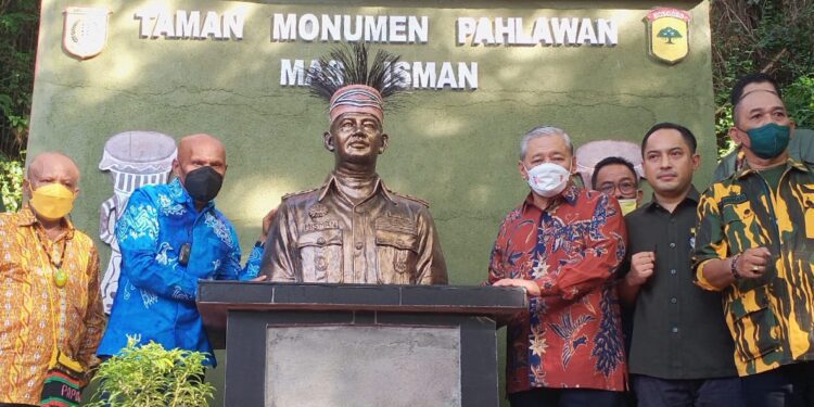 Walikota Jayapura, Meresmikan Taman Monumen Pahlawan Mas Isman