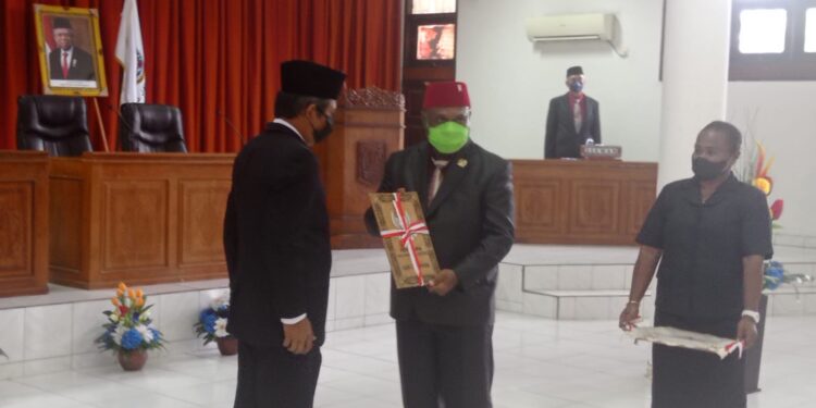Gelar Sidang Parpuran, DPRD Kabupaten Jayapura Bahas 2 Raperda Non APBD